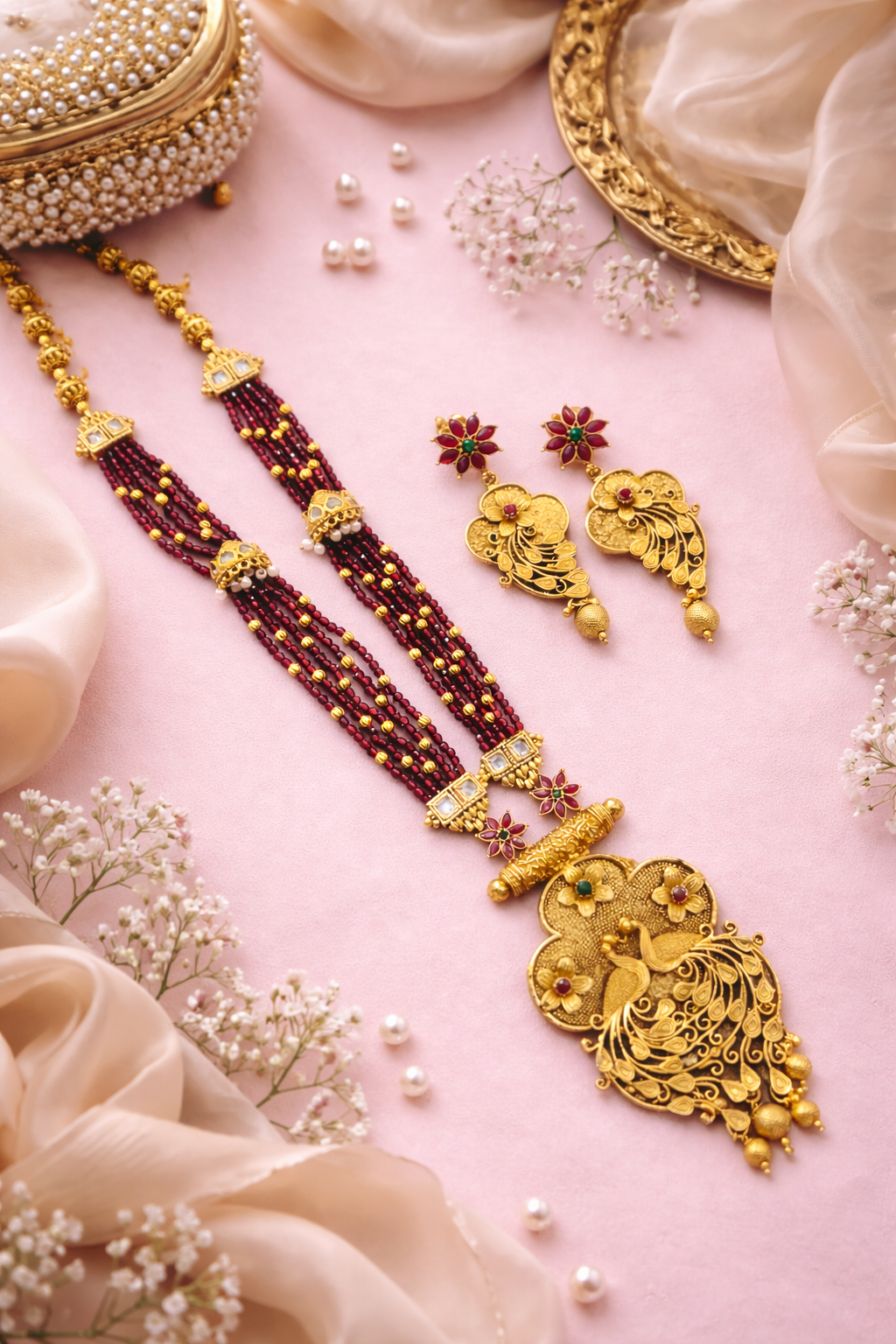 Royal Heritage Beaded Necklace Set